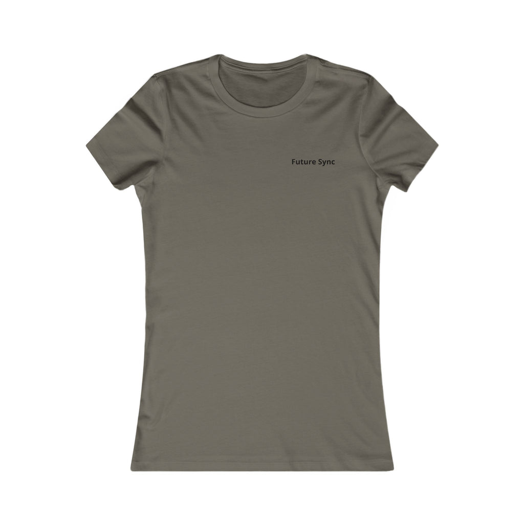 T-shirt minimalista firmata Future Sync da donna