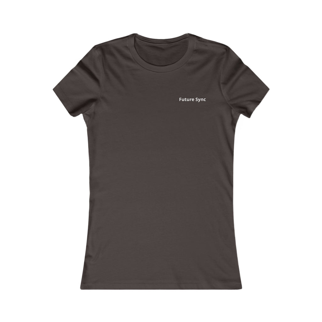 T-shirt minimalista firmata Future Sync da donna